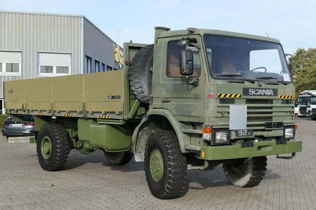 Scania P92HK 4x4, Allrad, Einzelbereifung, Klima, 40tkm - Sal/ Açık kasa kamyon: fotoğraf 4 Scania P92HK 4x4, Allrad, Einzelbereifung, Klima, 40tkm - Sal/ Açık kasa kamyon: fotoğraf 4