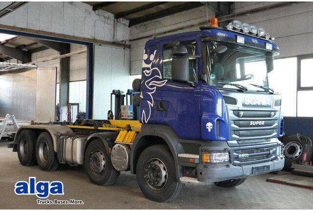 Scania R 500 8x4, Palfinger P24A, Knickarm, Retarder,AC - Kancalı yükleyici kamyon: fotoğraf 1 Scania R 500 8x4, Palfinger P24A, Knickarm, Retarder,AC - Kancalı yükleyici kamyon: fotoğraf 1