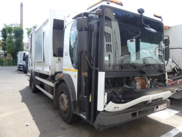 REF:1434 - Camion poubelle (pour pièces) Renault Access (2013-204.150 km) - Çöp kamyonu: fotoğraf 2 REF:1434 - Camion poubelle (pour pièces) Renault Access (2013-204.150 km) - Çöp kamyonu: fotoğraf 2