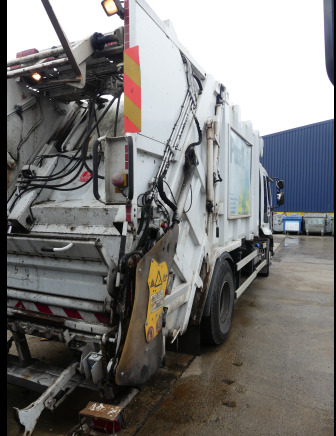 REF:5405 - Camion poubelle Renault Midlum 270 DXI (2013-205.285 km) - Çöp kamyonu: fotoğraf 3 REF:5405 - Camion poubelle Renault Midlum 270 DXI (2013-205.285 km) - Çöp kamyonu: fotoğraf 3