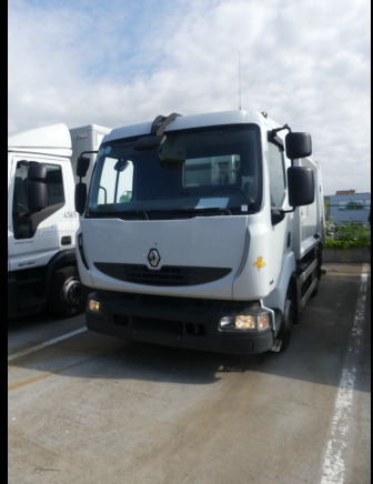 REF:68419 - Camion poubelle Renault Midlum 180DXI (2013-150.066 km) - Çöp kamyonu: fotoğraf 1 REF:68419 - Camion poubelle Renault Midlum 180DXI (2013-150.066 km) - Çöp kamyonu: fotoğraf 1