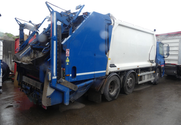 REF:BX-PS-13 - Camion poubelle DAF FAG CF 75 (2010-390.475 km) - Çöp kamyonu: fotoğraf 3 REF:BX-PS-13 - Camion poubelle DAF FAG CF 75 (2010-390.475 km) - Çöp kamyonu: fotoğraf 3