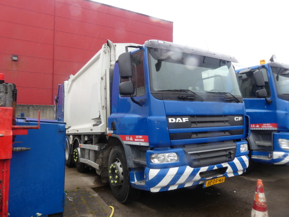 REF:BZ-DF-46 - Camion poubelle DAF FAG CF75 (2011-333.637 km) - Çöp kamyonu: fotoğraf 2 REF:BZ-DF-46 - Camion poubelle DAF FAG CF75 (2011-333.637 km) - Çöp kamyonu: fotoğraf 2