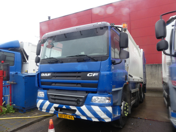 REF:BZ-DF-46 - Camion poubelle DAF FAG CF75 (2011-333.637 km) - Çöp kamyonu: fotoğraf 1 REF:BZ-DF-46 - Camion poubelle DAF FAG CF75 (2011-333.637 km) - Çöp kamyonu: fotoğraf 1