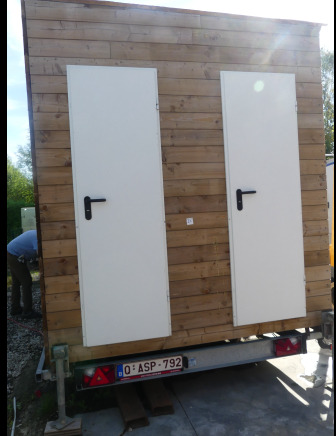 Remorque avec tiny house Syma STA02 - Konut konteyneri, Römork: fotoğraf 1 Remorque avec tiny house Syma STA02 - Konut konteyneri, Römork: fotoğraf 1