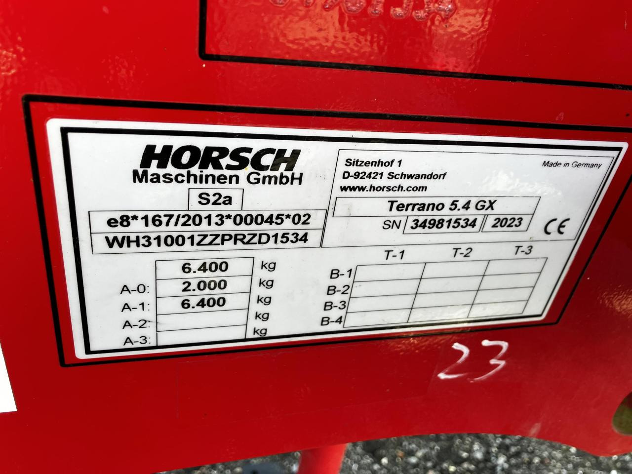 Horsch Terrano 5.4 GX - Kültivatör: fotoğraf 5 Horsch Terrano 5.4 GX - Kültivatör: fotoğraf 5