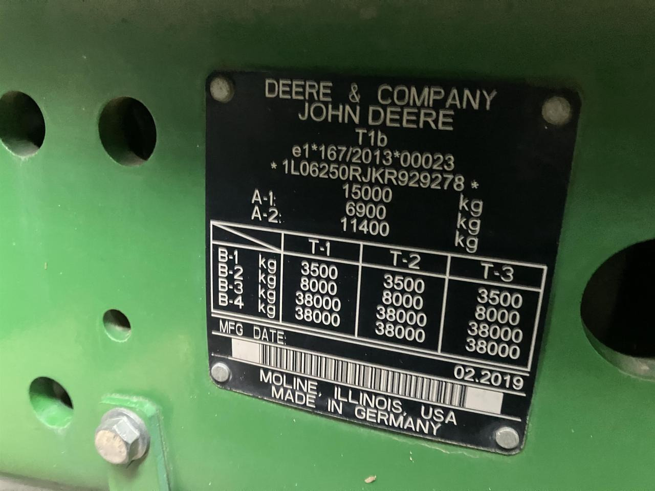 John Deere 6250R - Traktör: fotoğraf 5 John Deere 6250R - Traktör: fotoğraf 5