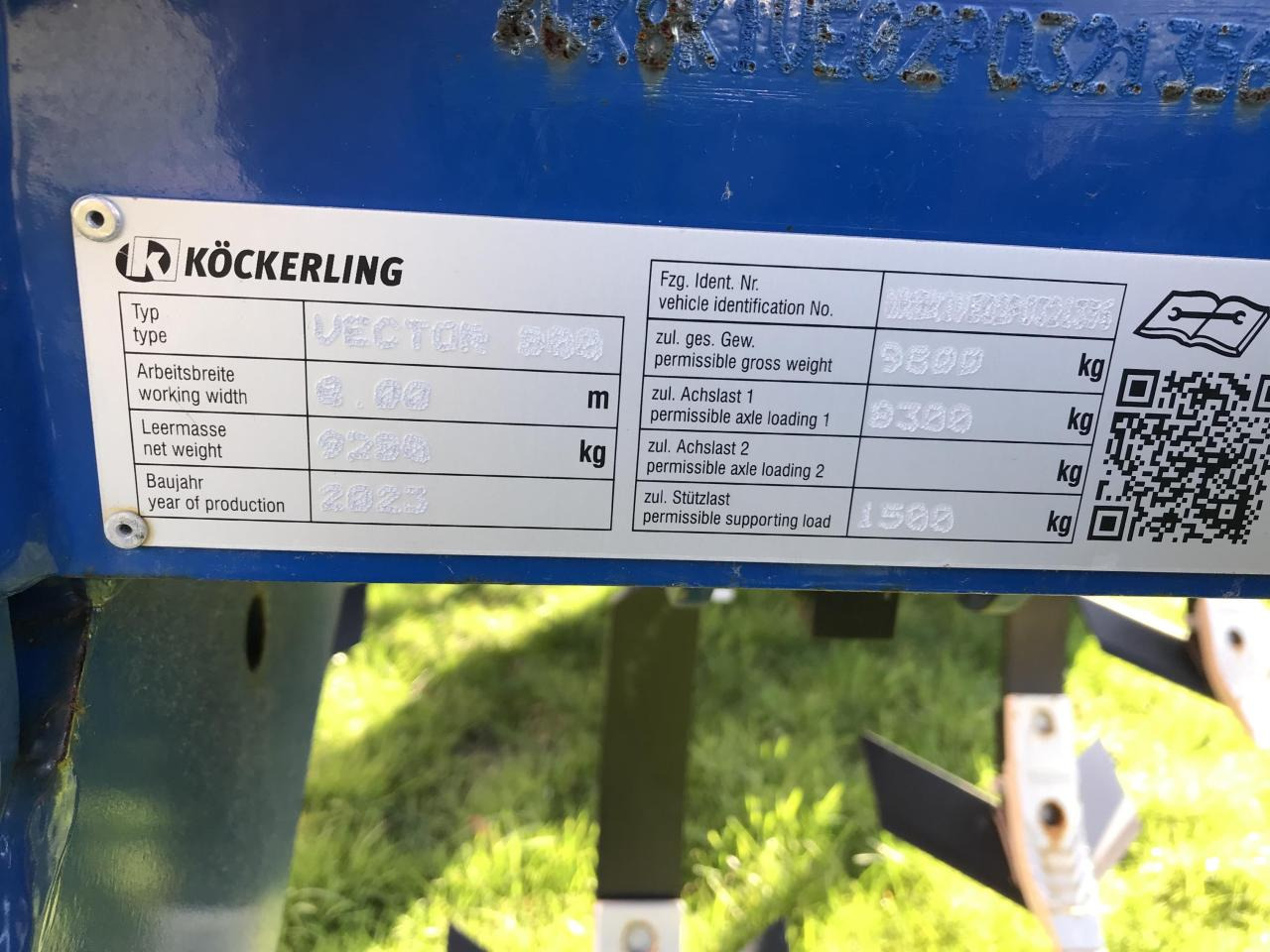 Köckerling Vector 800 - Kültivatör: fotoğraf 2 Köckerling Vector 800 - Kültivatör: fotoğraf 2