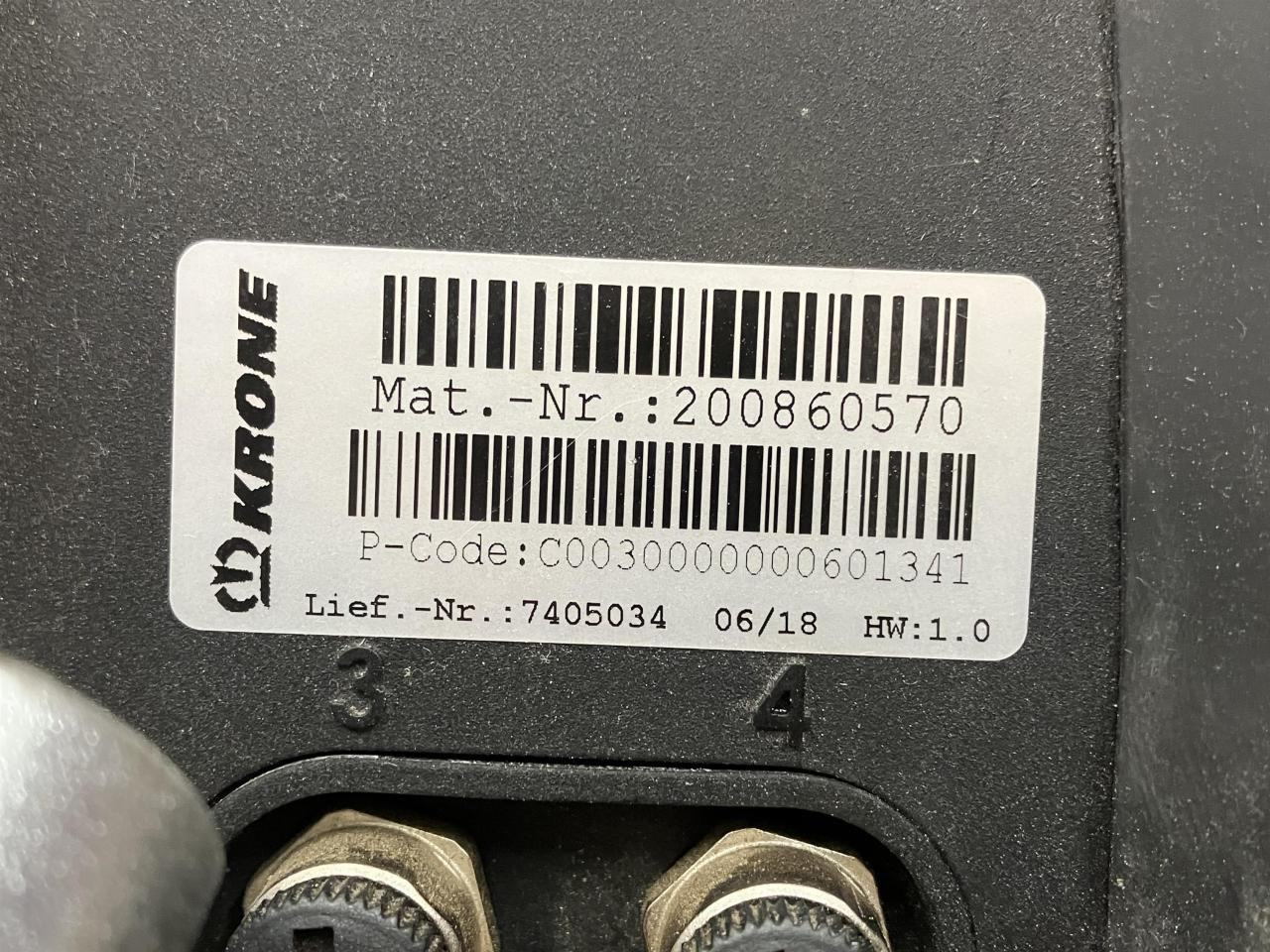 Krone CCI1200 - Navigasyon sistemi - Tarım araçları: fotoğraf 4 Krone CCI1200 - Navigasyon sistemi - Tarım araçları: fotoğraf 4