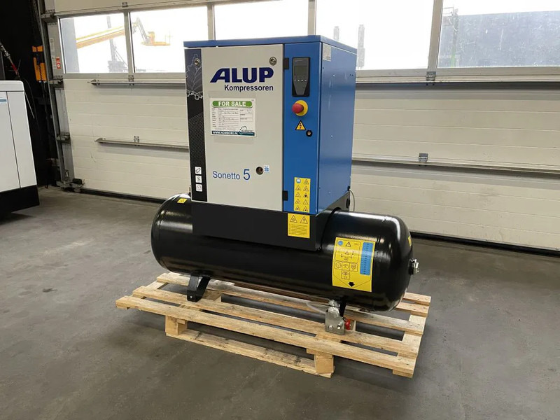 Alup Sonetto 5 - 200 Elektrische Schroefcompressor 4 kW 470 L/Min 10 Bar op ketel - Hava kompresörü: fotoğraf 2 Alup Sonetto 5 - 200 Elektrische Schroefcompressor 4 kW 470 L/Min 10 Bar op ketel - Hava kompresörü: fotoğraf 2