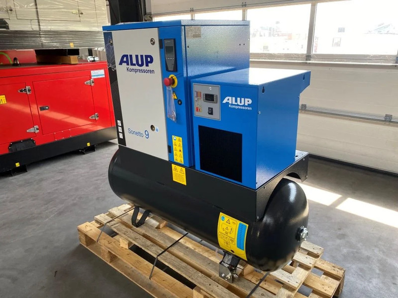 Alup Sonetto 9+ 270 Elektrische Schroefcompressor met ketel en droger 7.5 kW 980 L / min 10 Bar - Hava kompresörü: fotoğraf 4 Alup Sonetto 9+ 270 Elektrische Schroefcompressor met ketel en droger 7.5 kW 980 L / min 10 Bar - Hava kompresörü: fotoğraf 4