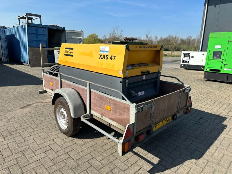 Atlas-Copco XAS 47 DD Deutz 2.6 m3 / min 7 Bar 21 kW Mobiele Diesel Compressor op aanhanger - Hava kompresörü: fotoğraf 5 Atlas-Copco XAS 47 DD Deutz 2.6 m3 / min 7 Bar 21 kW Mobiele Diesel Compressor op aanhanger - Hava kompresörü: fotoğraf 5