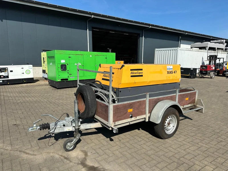 Atlas-Copco XAS 47 DD Deutz 2.6 m3 / min 7 Bar 21 kW Mobiele Diesel Compressor op aanhanger - Hava kompresörü: fotoğraf 3 Atlas-Copco XAS 47 DD Deutz 2.6 m3 / min 7 Bar 21 kW Mobiele Diesel Compressor op aanhanger - Hava kompresörü: fotoğraf 3