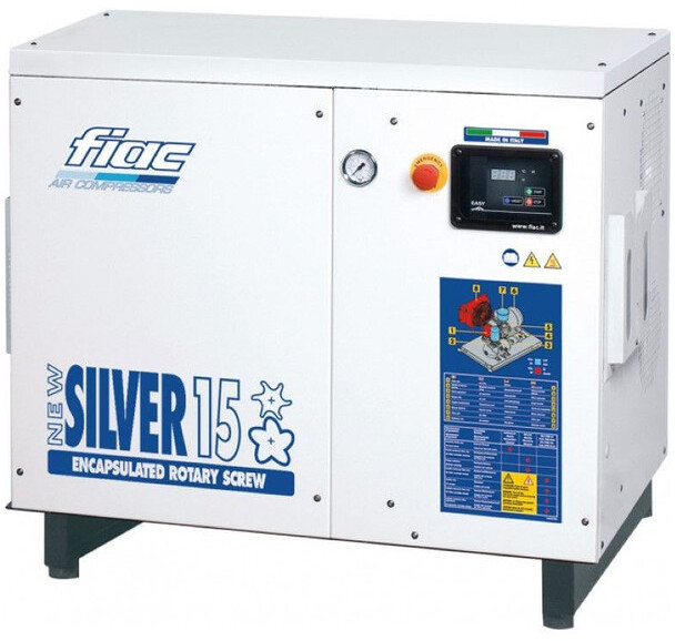Fiac NewSilver 15 1430 L / min 11 kW 10 Bar Elektrische Schroefcompressor Nieuw ! - Hava kompresörü: fotoğraf 1 Fiac NewSilver 15 1430 L / min 11 kW 10 Bar Elektrische Schroefcompressor Nieuw ! - Hava kompresörü: fotoğraf 1