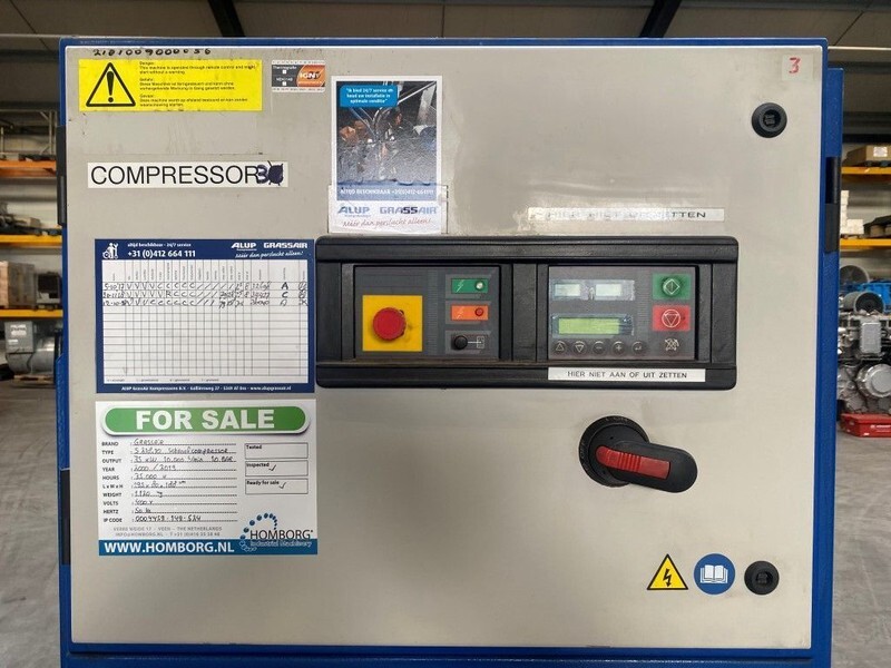 Grassair S218.10 Elektrische 75 kW 10.000 L / min Silent Schroefcompressor - Hava kompresörü: fotoğraf 4 Grassair S218.10 Elektrische 75 kW 10.000 L / min Silent Schroefcompressor - Hava kompresörü: fotoğraf 4