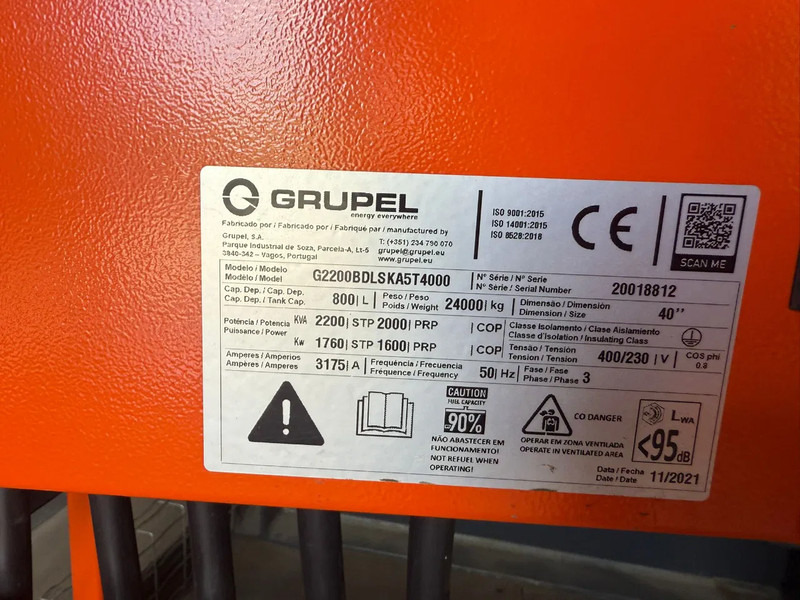 Grupel Baudouin 2200 kVA Silent generatorset in 40 ft container Overstock New ! - Elektrikli jeneratör: fotoğraf 3 Grupel Baudouin 2200 kVA Silent generatorset in 40 ft container Overstock New ! - Elektrikli jeneratör: fotoğraf 3