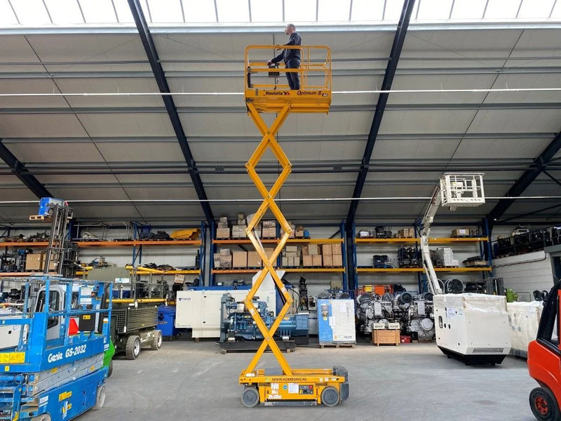 Haulotte Optimum 8 Elektrische Schaarhoogwerker 7.8 meter werkhoogte als nieuw ! 28 uur ! - Makasli platform: fotoğraf 4 Haulotte Optimum 8 Elektrische Schaarhoogwerker 7.8 meter werkhoogte als nieuw ! 28 uur ! - Makasli platform: fotoğraf 4
