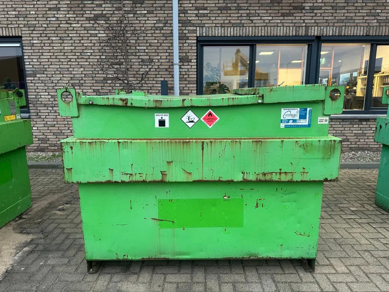 Kiwa IBC Steenbergen 2000 liter Dieseltank met handpomp Milieutank - Depolama tankı: fotoğraf 1 Kiwa IBC Steenbergen 2000 liter Dieseltank met handpomp Milieutank - Depolama tankı: fotoğraf 1