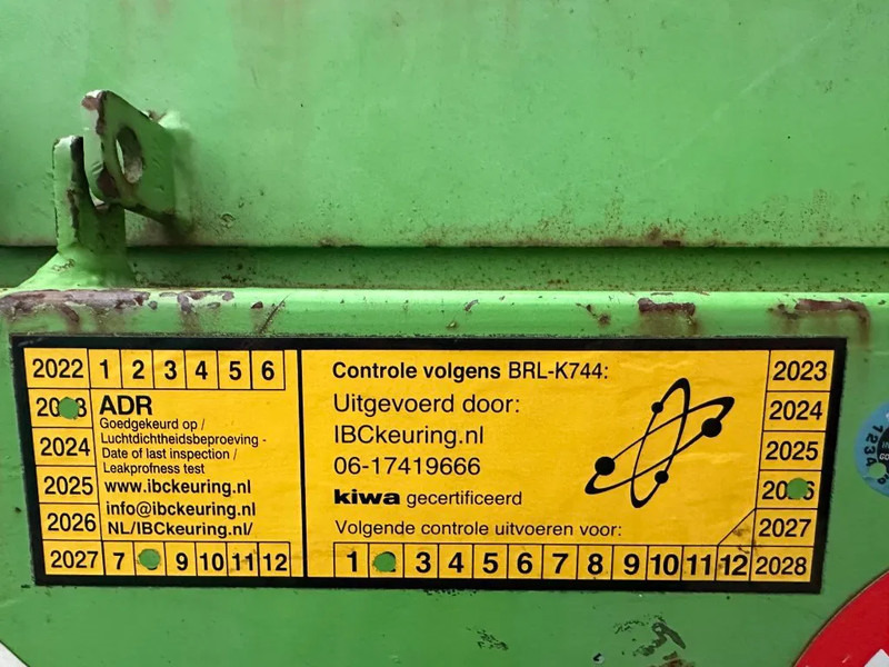 Depolama tankı Kiwa IBC Steenbergen 2000 liter Dieseltank met handpomp Milieutank: fotoğraf 10 Depolama tankı Kiwa IBC Steenbergen 2000 liter Dieseltank met handpomp Milieutank: fotoğraf 10