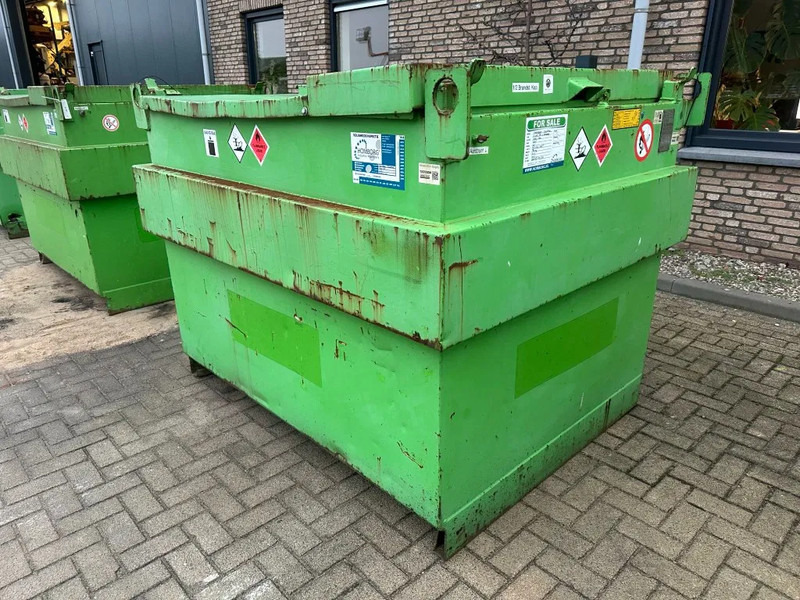 Depolama tankı Kiwa IBC Steenbergen 2000 liter Dieseltank met handpomp Milieutank: fotoğraf 9 Depolama tankı Kiwa IBC Steenbergen 2000 liter Dieseltank met handpomp Milieutank: fotoğraf 9