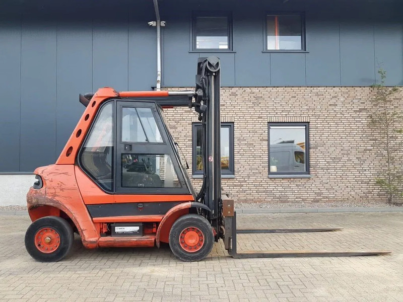 Linde H50D 5 ton Diesel Duplex Sideshift Positioner Heftruck - Dizel forklift: fotoğraf 1 Linde H50D 5 ton Diesel Duplex Sideshift Positioner Heftruck - Dizel forklift: fotoğraf 1