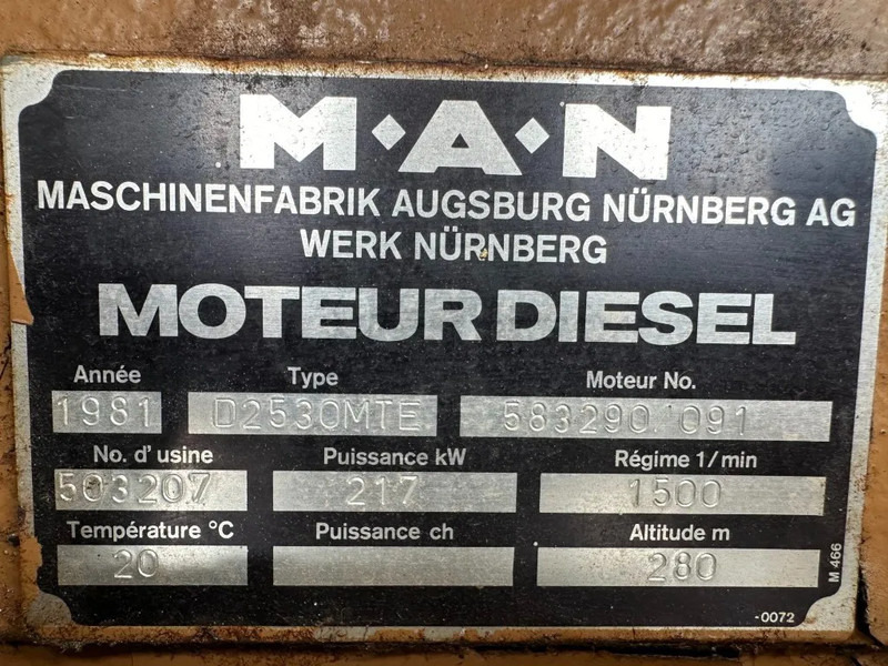 MAN D2530 MTE unelec 220 kVA Noodsroom Generatorset ex Emergency - Elektrikli jeneratör: fotoğraf 3 MAN D2530 MTE unelec 220 kVA Noodsroom Generatorset ex Emergency - Elektrikli jeneratör: fotoğraf 3