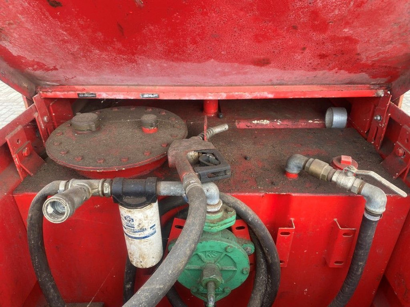Depolama tankı Tolsma Kiwa IBC 1000 liter dieseltank met handpomp: fotoğraf 11