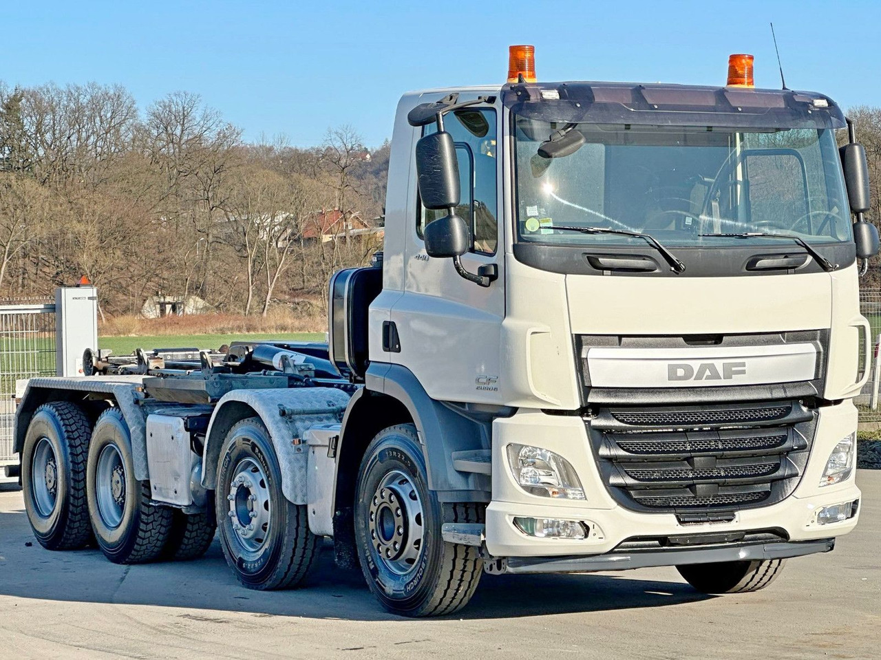 DAF CF 440 * Abrollkipper * 8x4! - Kancalı yükleyici kamyon, Vinçli kamyon: fotoğraf 3 DAF CF 440 * Abrollkipper * 8x4! - Kancalı yükleyici kamyon, Vinçli kamyon: fotoğraf 3