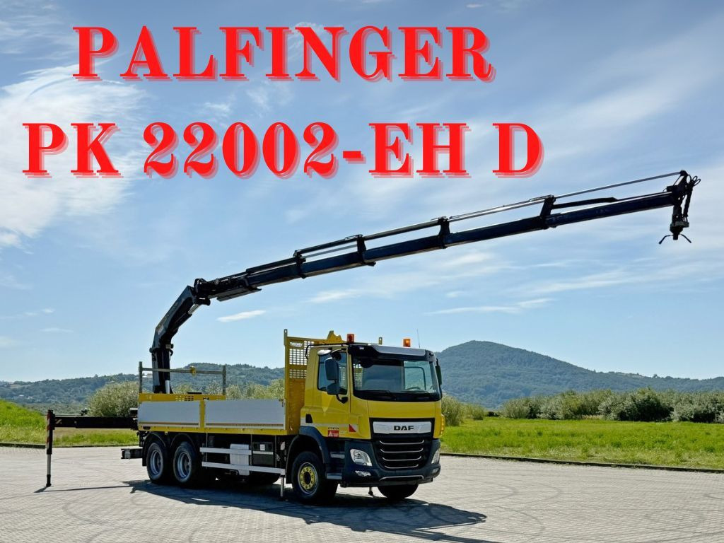 DAF CF 450 * PK 22002 - EH D + FUNK * 6x4 * TOP - Vinçli kamyon: fotoğraf 1 DAF CF 450 * PK 22002 - EH D + FUNK * 6x4 * TOP - Vinçli kamyon: fotoğraf 1