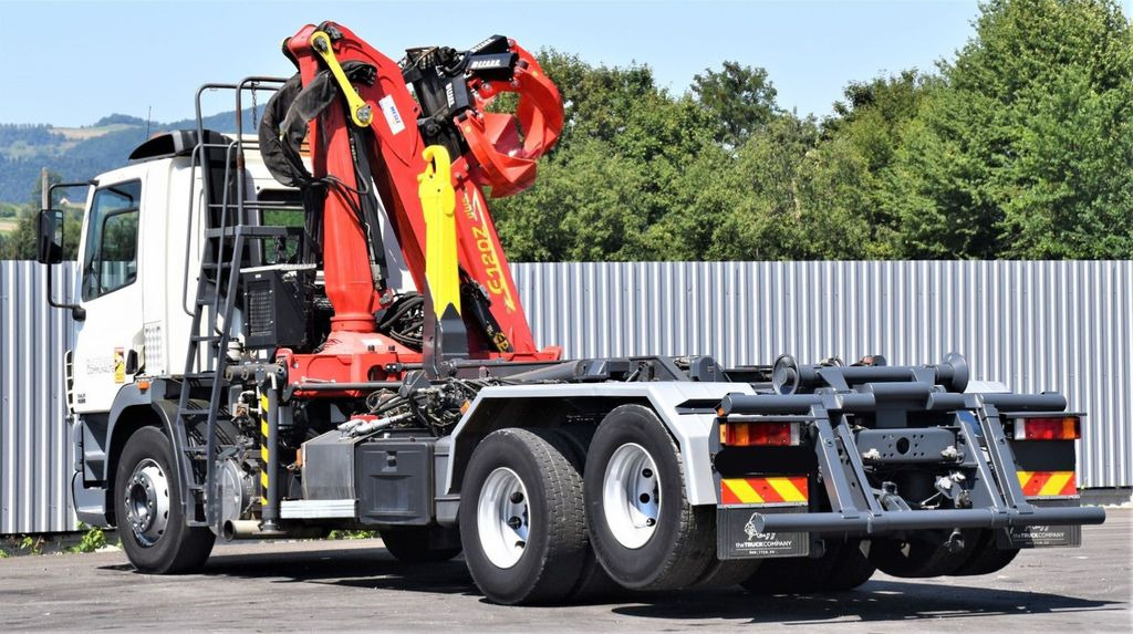 Vinçli kamyon, Kancalı yükleyici kamyon DAF CF 85.340 * ABROLLKIPPER + KRAN * TOP: fotoğraf 6