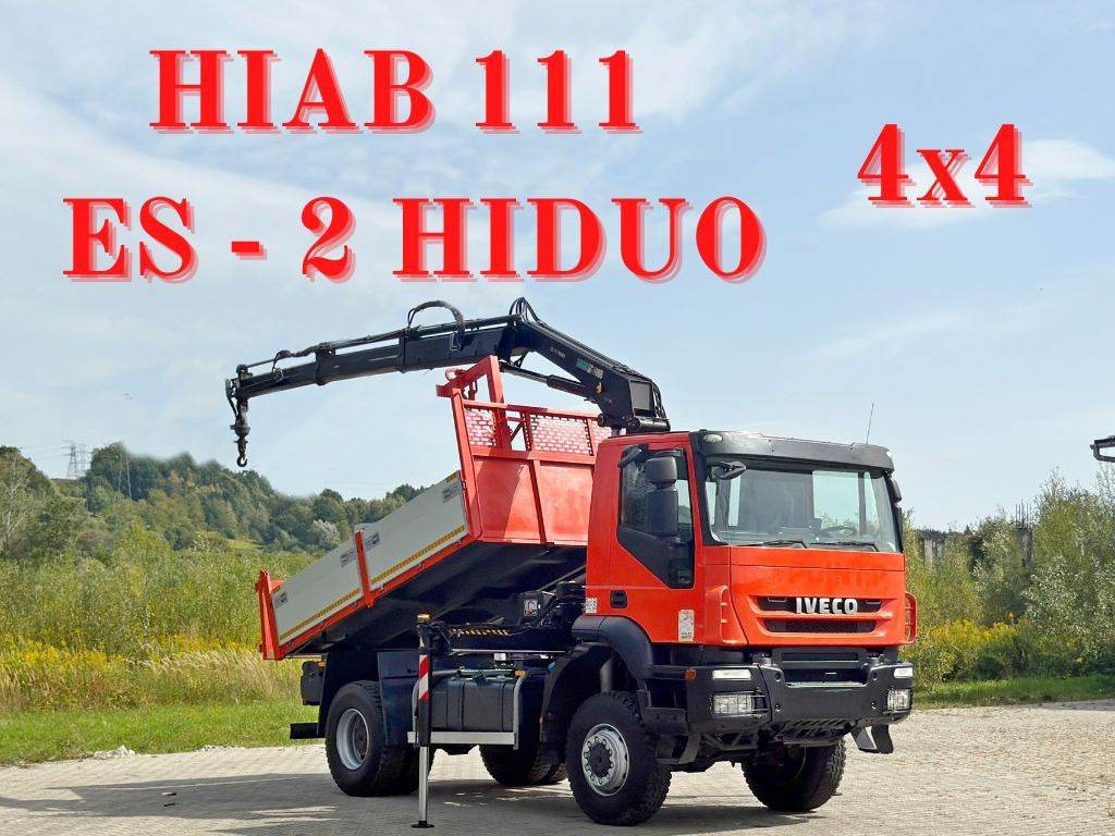 Iveco TRAKKER 190T36 * HIAB 111 ES-2 HIDUO * 4x4 * TOP - Vinçli kamyon: fotoğraf 1 Iveco TRAKKER 190T36 * HIAB 111 ES-2 HIDUO * 4x4 * TOP - Vinçli kamyon: fotoğraf 1