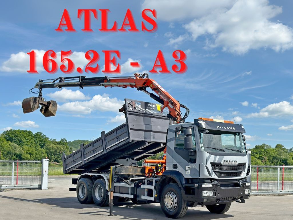 Iveco TRAKKER 410*Kipper 5,20m*ATLAS 165.2E * FUNK/6x4 Iveco TRAKKER 410*Kipper 5,20m*ATLAS 165.2E * FUNK/6x4 - Damperli kamyon, Vinçli kamyon: fotoğraf 1 Iveco TRAKKER 410*Kipper 5,20m*ATLAS 165.2E * FUNK/6x4 Iveco TRAKKER 410*Kipper 5,20m*ATLAS 165.2E * FUNK/6x4 - Damperli kamyon, Vinçli kamyon: fotoğraf 1