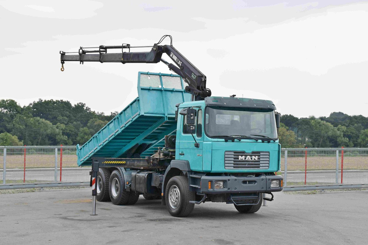 MAN 27-314 * HIAB 220 C - 3 + FUNK * 6x4 - Damperli kamyon, Vinçli kamyon: fotoğraf 2 MAN 27-314 * HIAB 220 C - 3 + FUNK * 6x4 - Damperli kamyon, Vinçli kamyon: fotoğraf 2