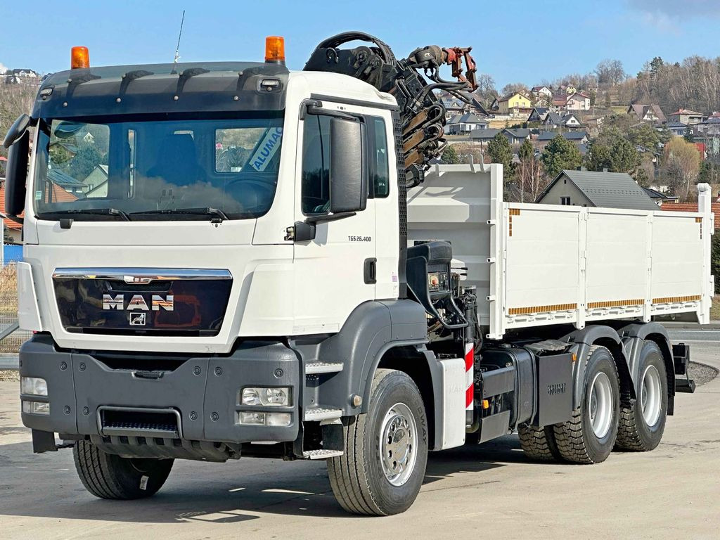 MAN TGS 26.400 * HIAB 166 ES - 3 HIPRO + FUNK * 6x4 - Damperli kamyon, Vinçli kamyon: fotoğraf 3 MAN TGS 26.400 * HIAB 166 ES - 3 HIPRO + FUNK * 6x4 - Damperli kamyon, Vinçli kamyon: fotoğraf 3