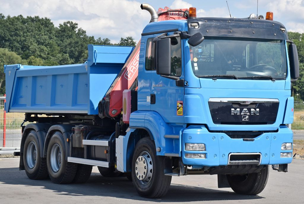 MAN TGS 26.400 Kipper 4,60m*PK F130A.22 + FUNK/6x4 - Vinçli kamyon, Damperli kamyon: fotoğraf 4 MAN TGS 26.400 Kipper 4,60m*PK F130A.22 + FUNK/6x4 - Vinçli kamyon, Damperli kamyon: fotoğraf 4