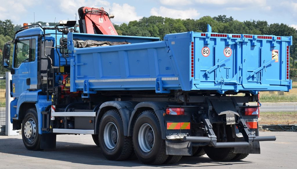 Damperli kamyon, Vinçli kamyon MAN TGS 26.400 Kipper 4,60m*PK F130A.22 + FUNK/6x4: fotoğraf 7