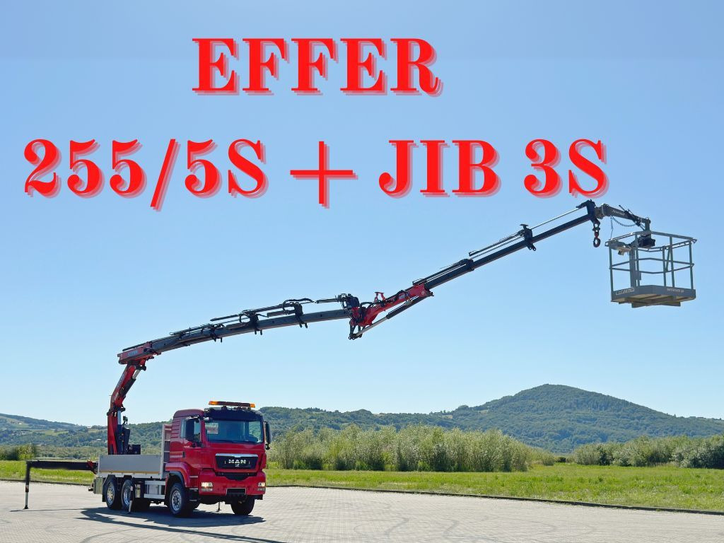 MAN TGS 28.480 * EFFER 255/5S + JIB 3S + FUNK * TOP - Vinçli kamyon: fotoğraf 1 MAN TGS 28.480 * EFFER 255/5S + JIB 3S + FUNK * TOP - Vinçli kamyon: fotoğraf 1