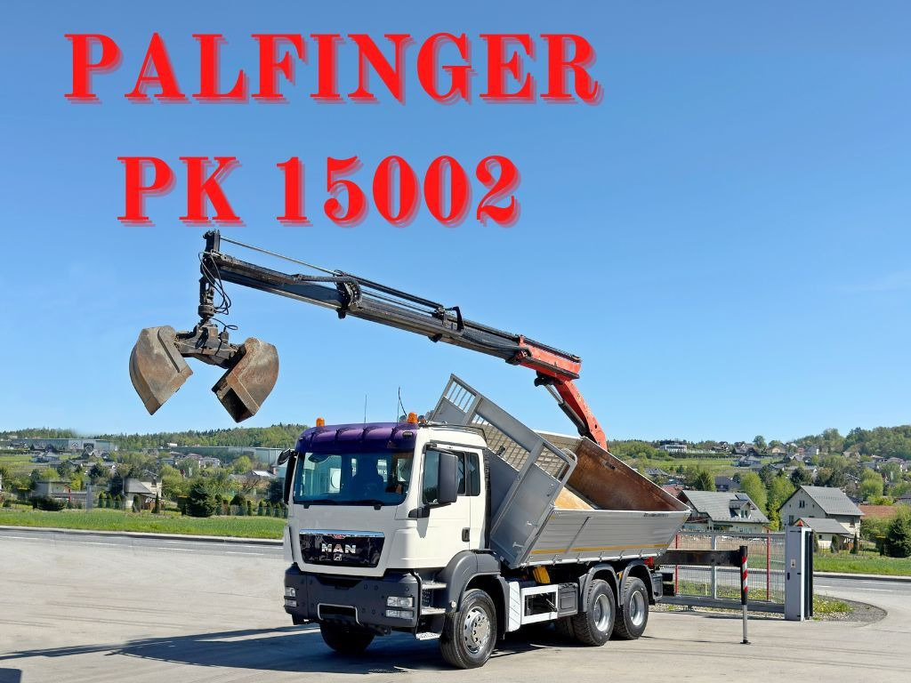 MAN TGS 33.360*KIPPER 4,95 m *PK 15002 * 6x4 - Vinçli kamyon: fotoğraf 1 MAN TGS 33.360*KIPPER 4,95 m *PK 15002 * 6x4 - Vinçli kamyon: fotoğraf 1
