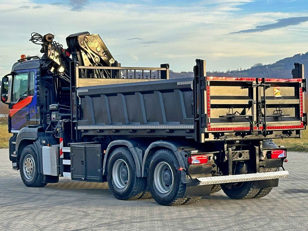 Damperli kamyon, Vinçli kamyon MAN TGS 33.480 * HIAB 288 EP - 4 HIDUO/ FUNK * 6x4 MAN TGS 33.480 * HIAB 288 EP - 4 HIDUO/ FUNK * 6x4: fotoğraf 8