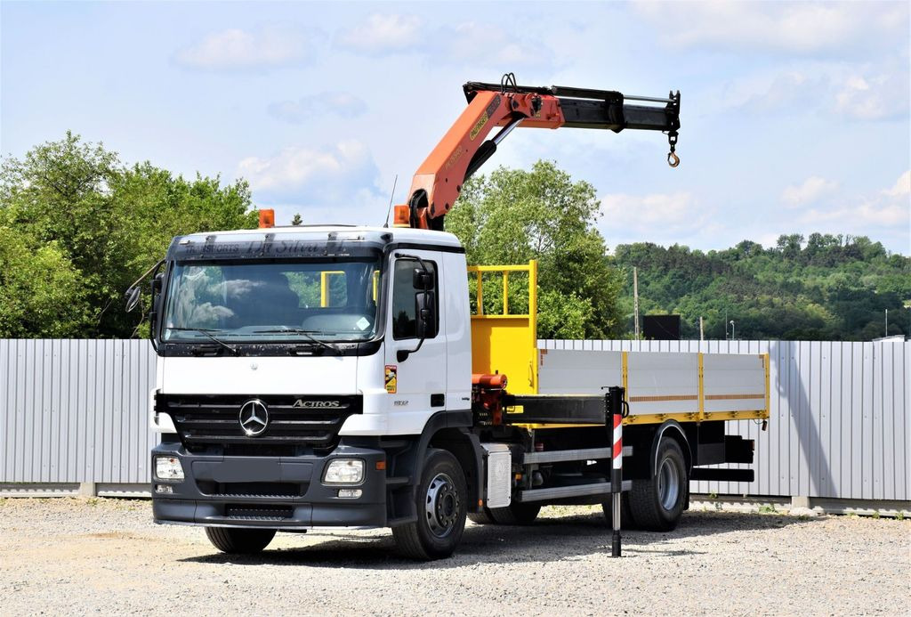Mercedes-Benz ACTROS 1832 PRITSCHE 6,70m * PK 15500*TOPZUSTAND Mercedes-Benz ACTROS 1832 PRITSCHE 6,70m * PK 15500*TOPZUSTAND - Vinçli kamyon: fotoğraf 2 Mercedes-Benz ACTROS 1832 PRITSCHE 6,70m * PK 15500*TOPZUSTAND Mercedes-Benz ACTROS 1832 PRITSCHE 6,70m * PK 15500*TOPZUSTAND - Vinçli kamyon: fotoğraf 2