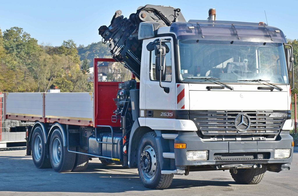 Mercedes-Benz ACTROS 2635 Pritsche 6,40m + HIAB 400 E-5 + FUNK Mercedes-Benz ACTROS 2635 Pritsche 6,40m + HIAB 400 E-5 + FUNK - Vinçli kamyon: fotoğraf 3 Mercedes-Benz ACTROS 2635 Pritsche 6,40m + HIAB 400 E-5 + FUNK Mercedes-Benz ACTROS 2635 Pritsche 6,40m + HIAB 400 E-5 + FUNK - Vinçli kamyon: fotoğraf 3