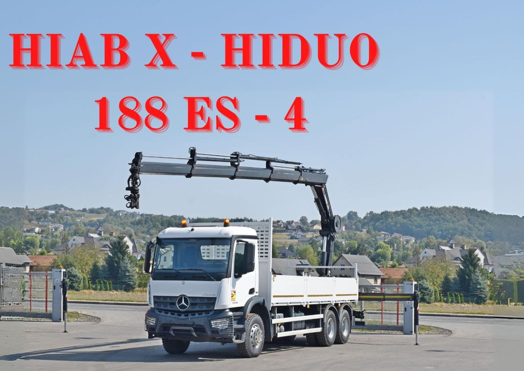 Mercedes-Benz ACTROS 2636 *HIAB X-HIDUO 188 ES-4/FUNK + * 6x4 Mercedes-Benz AROCS 2636 *HIAB X-HIDUO 188 ES-4/FUNK + * 6x4 - Vinçli kamyon, Sal/ Açık kasa kamyon: fotoğraf 1 Mercedes-Benz ACTROS 2636 *HIAB X-HIDUO 188 ES-4/FUNK + * 6x4 Mercedes-Benz AROCS 2636 *HIAB X-HIDUO 188 ES-4/FUNK + * 6x4 - Vinçli kamyon, Sal/ Açık kasa kamyon: fotoğraf 1