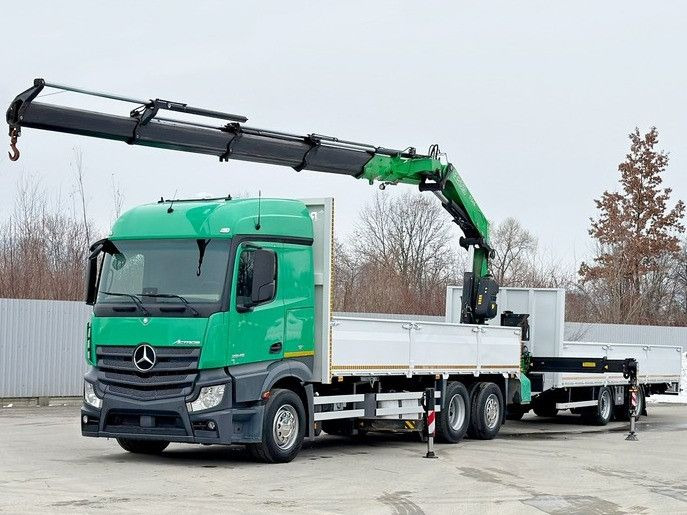 Mercedes-Benz ACTROS 2645 * FASSI F345.24 XE + FUNK + Anhänger - Vinçli kamyon: fotoğraf 2 Mercedes-Benz ACTROS 2645 * FASSI F345.24 XE + FUNK + Anhänger - Vinçli kamyon: fotoğraf 2