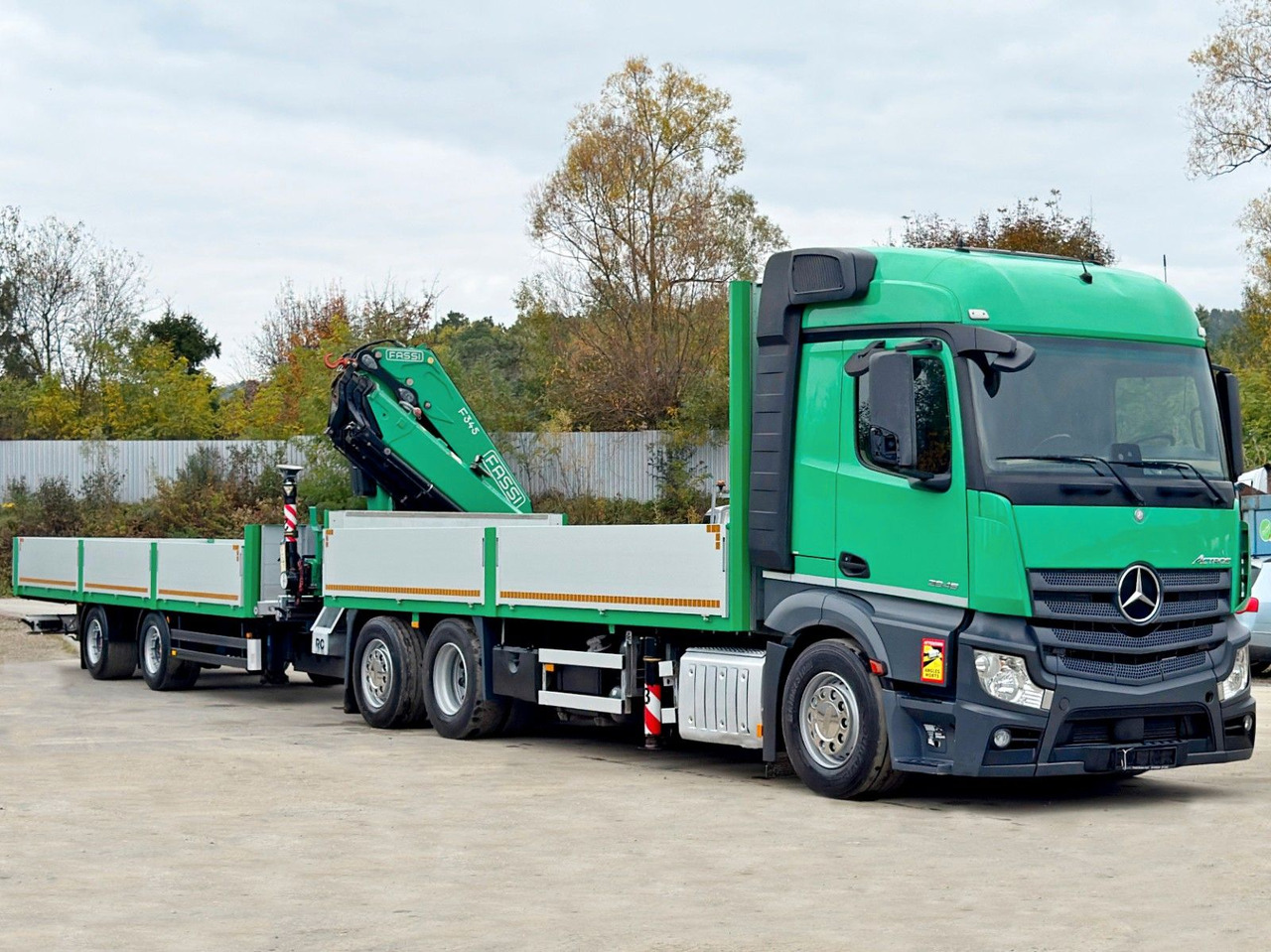 Mercedes-Benz ACTROS 2645* FASSI F345 RA 2.4/FUNK+Anhänger - Vinçli kamyon: fotoğraf 4 Mercedes-Benz ACTROS 2645* FASSI F345 RA 2.4/FUNK+Anhänger - Vinçli kamyon: fotoğraf 4
