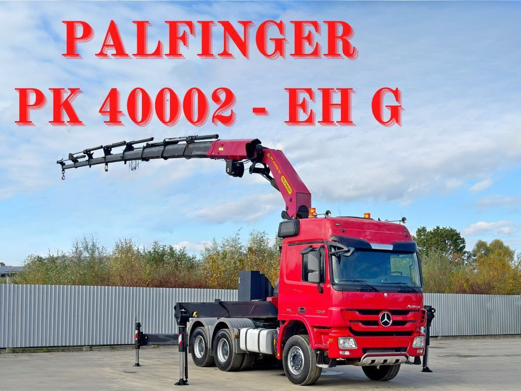Mercedes-Benz ACTROS 2646 * PK 40002 - EH G + FUNK / 6x4 * TOP - Vinçli kamyon: fotoğraf 1 Mercedes-Benz ACTROS 2646 * PK 40002 - EH G + FUNK / 6x4 * TOP - Vinçli kamyon: fotoğraf 1