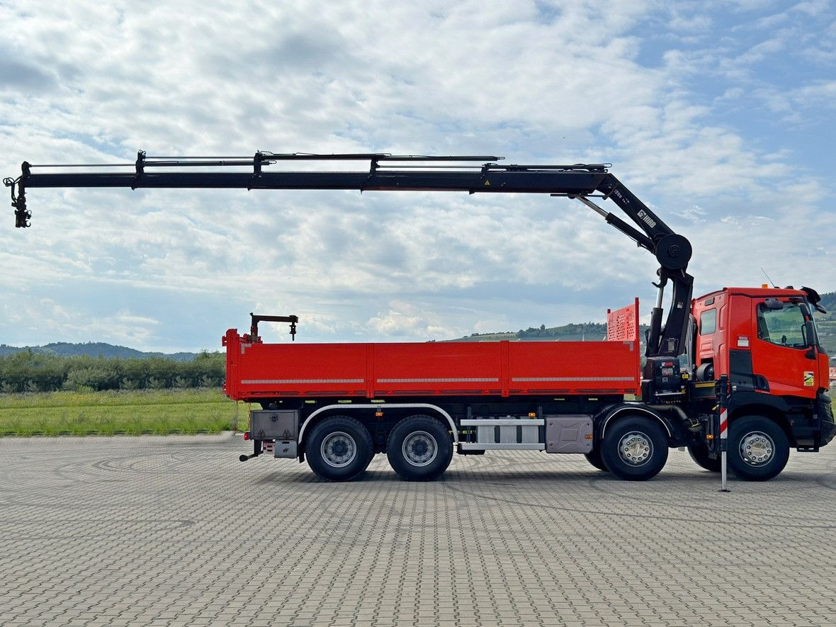 Renault C 430 *KIPPER 6,80m* HIAB X-HIDUO 188 ES-4 * 8x4 - Damperli kamyon, Vinçli kamyon: fotoğraf 5 Renault C 430 *KIPPER 6,80m* HIAB X-HIDUO 188 ES-4 * 8x4 - Damperli kamyon, Vinçli kamyon: fotoğraf 5