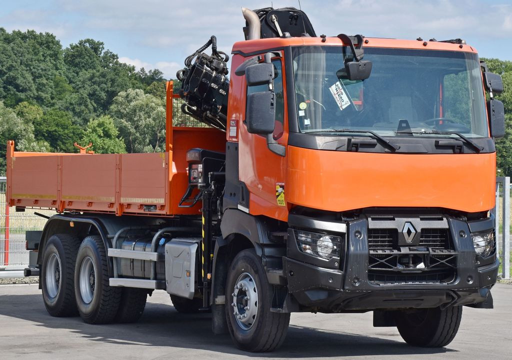 Renault K 430 * HIAB 144 B-3 HIDUO + FUNK / 6x4 - Vinçli kamyon, Damperli kamyon: fotoğraf 3 Renault K 430 * HIAB 144 B-3 HIDUO + FUNK / 6x4 - Vinçli kamyon, Damperli kamyon: fotoğraf 3
