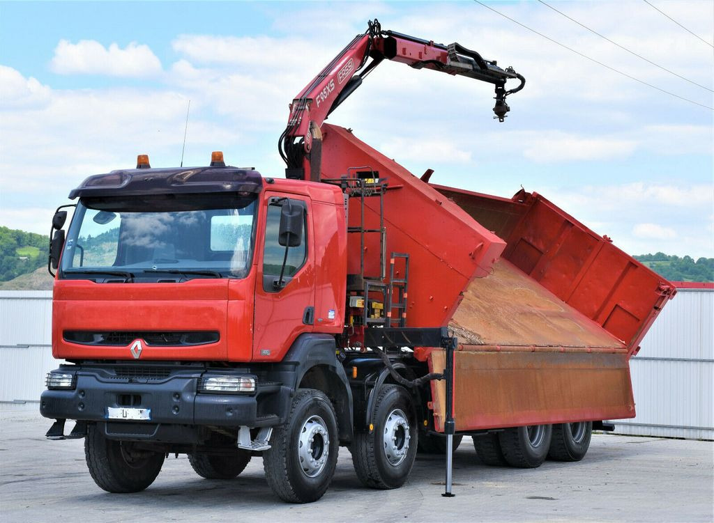 Renault KERAX 420 DCI Kipper 6,30m+FASSI F95AXS.21+FUNK - Vinçli kamyon, Damperli kamyon: fotoğraf 5 Renault KERAX 420 DCI Kipper 6,30m+FASSI F95AXS.21+FUNK - Vinçli kamyon, Damperli kamyon: fotoğraf 5