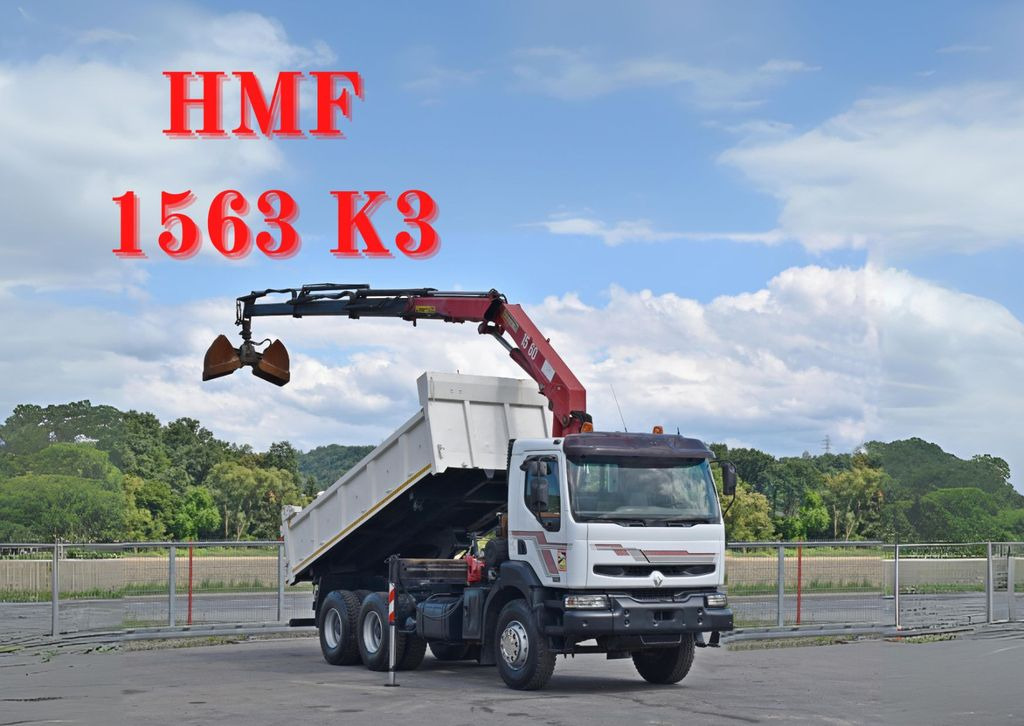 Renault KERAX 420 DXI* HMF 1563 K3 + FUNK/6x4 - Damperli kamyon: fotoğraf 1 Renault KERAX 420 DXI* HMF 1563 K3 + FUNK/6x4 - Damperli kamyon: fotoğraf 1