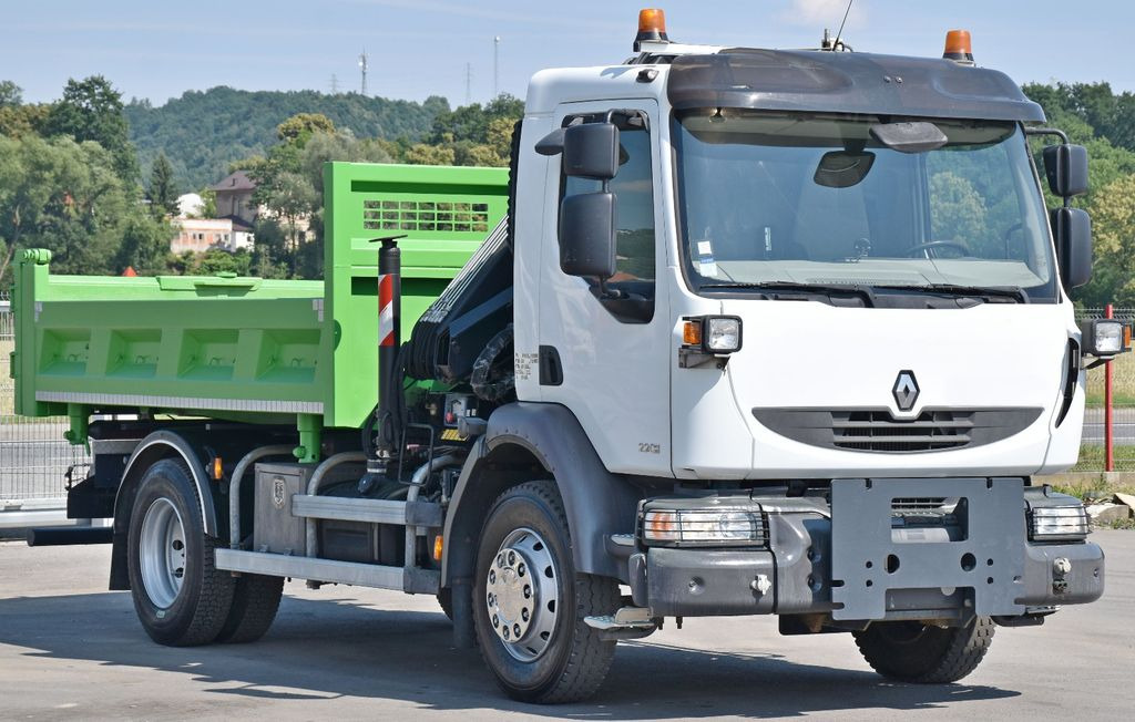 Renault MIDLUM 220 DXI *KIPPER 3,80m *HIAB 077 B-2 DUO - Vinçli kamyon, Damperli kamyon: fotoğraf 4 Renault MIDLUM 220 DXI *KIPPER 3,80m *HIAB 077 B-2 DUO - Vinçli kamyon, Damperli kamyon: fotoğraf 4